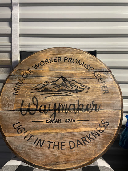Bourbon Barrel Lid